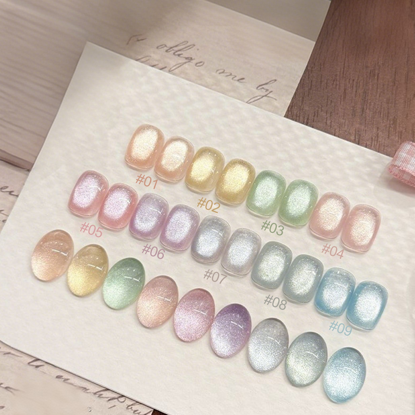 Nail Art Pink Cat Eye - MIANEL 1-20pcs Top Selling 2026 New