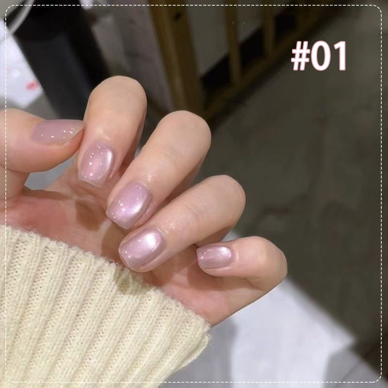 ZH 12ML Mermaid Cat Eye Nail P - Nail Art Cat Eye Pink ulasan dan harga