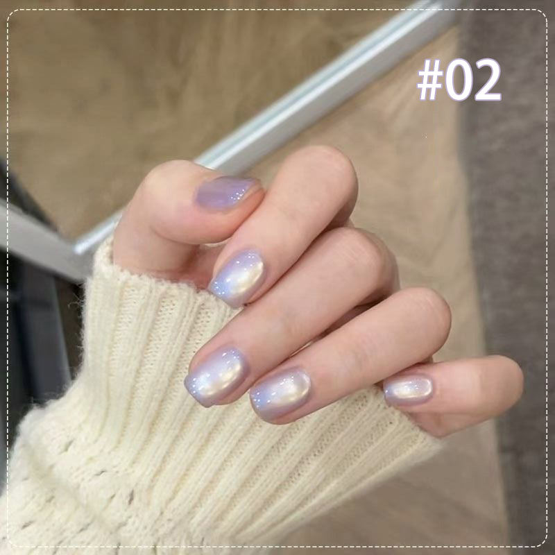 ZH 12ML Mermaid Cat Eye Nail P - Nail Art Cat Eye Pink ulasan dan harga