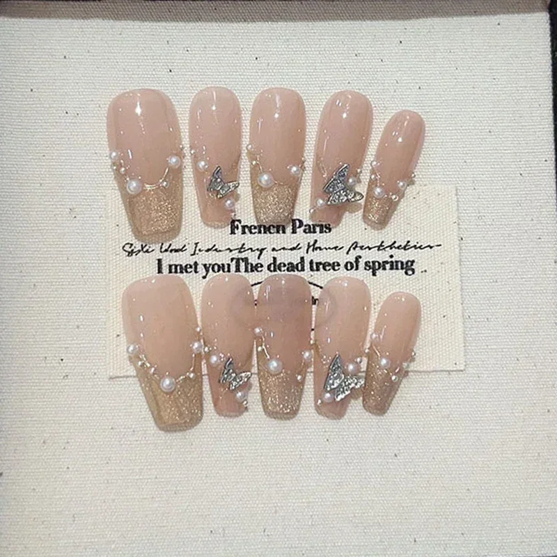 10pcs Cute Handmade Cat Eye Po - Nail Art Pink Cat Eye ulasan dan harga