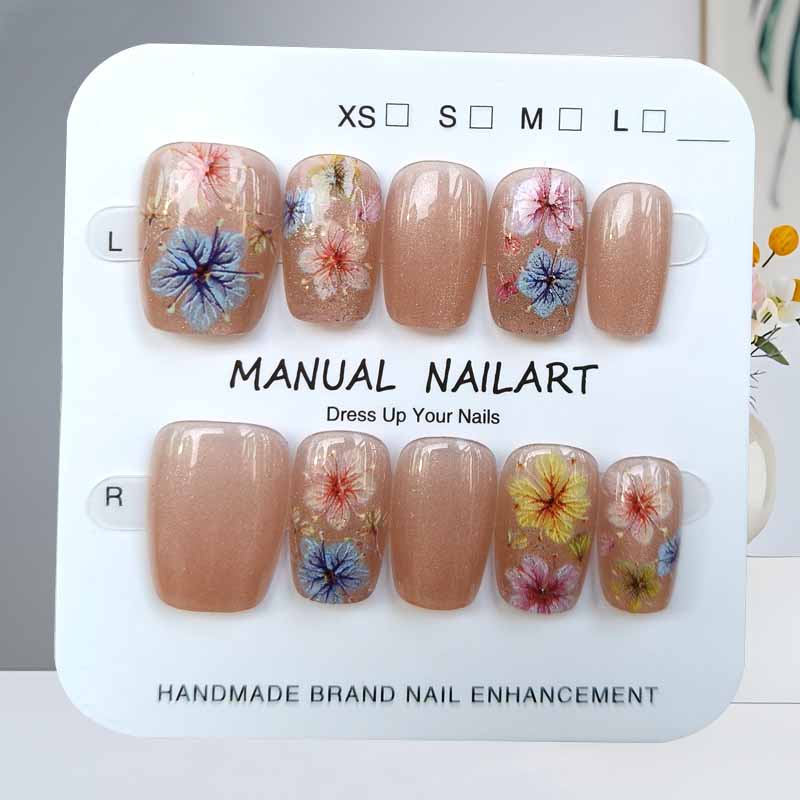10Pcs Gentle Fairy Style Dopam - Nail Art Flower ulasan dan harga