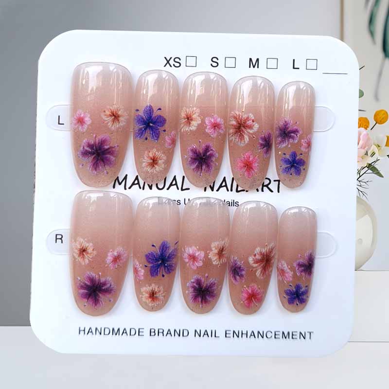 10Pcs Gentle Fairy Style Dopam - Nail Art Flower ulasan dan harga
