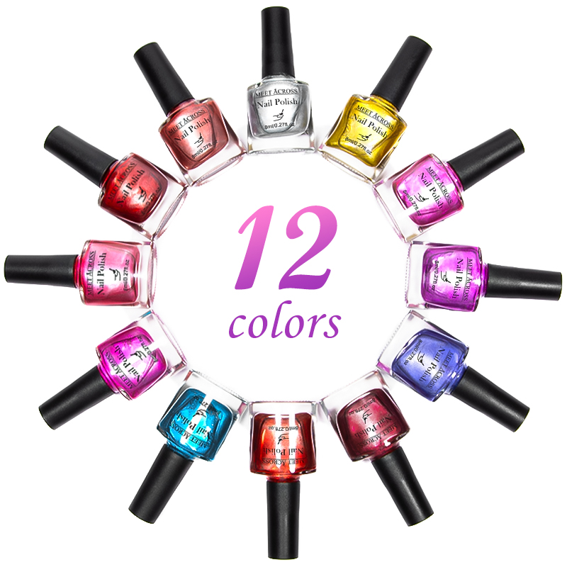8ml Metallic Nail Polish Blood - Nail Art Chrome ulasan dan harga