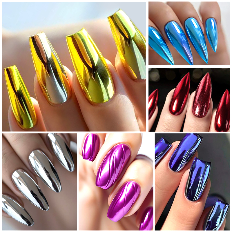 8ml Metallic Nail Polish Blood - Nail Art Chrome ulasan dan harga