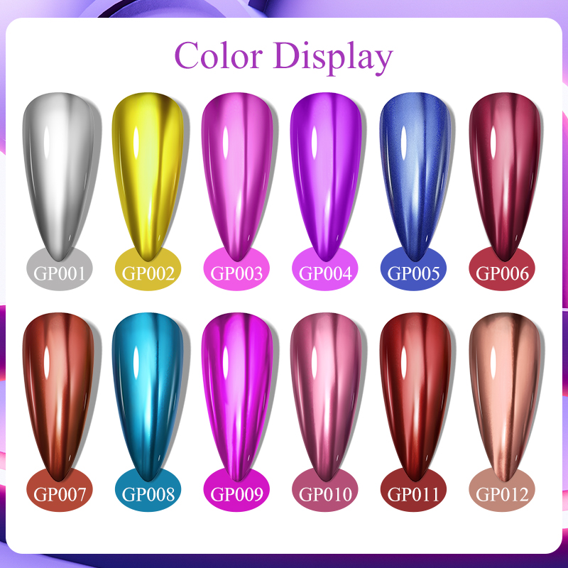 8ml Metallic Nail Polish Blood - Nail Art Chrome ulasan dan harga