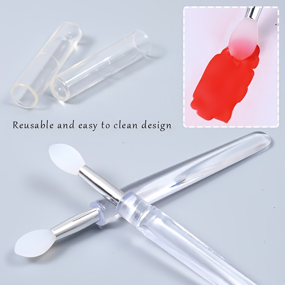 Reusable Chrome Glitter Applyi - Nail Art Chrome ulasan dan harga
