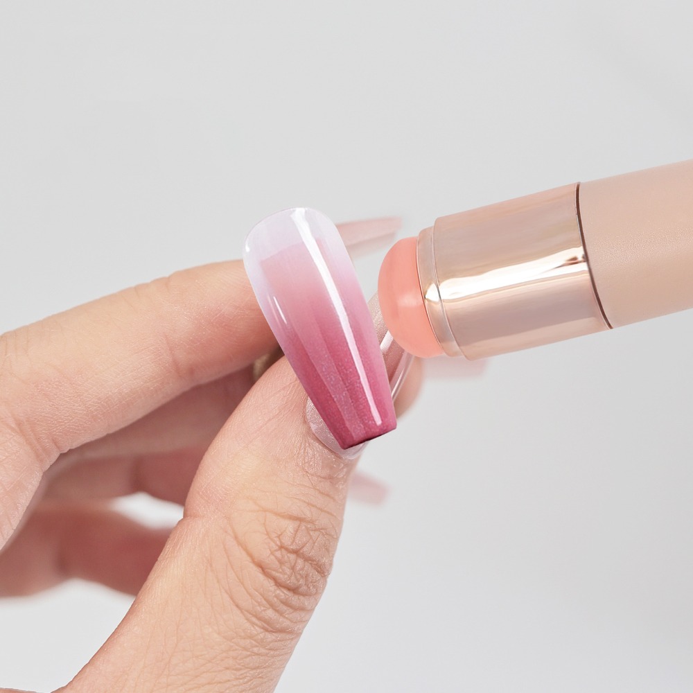 Silicone Brush for Ombre Nail  - Nail Art Chrome ulasan dan harga