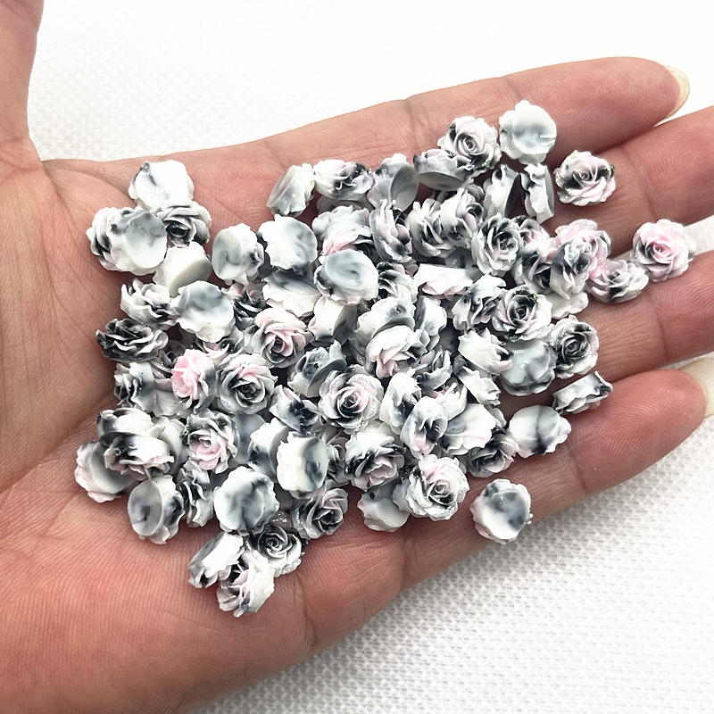 30pcs 13mm High Quality Glitte - Nail Art Flower ulasan dan harga
