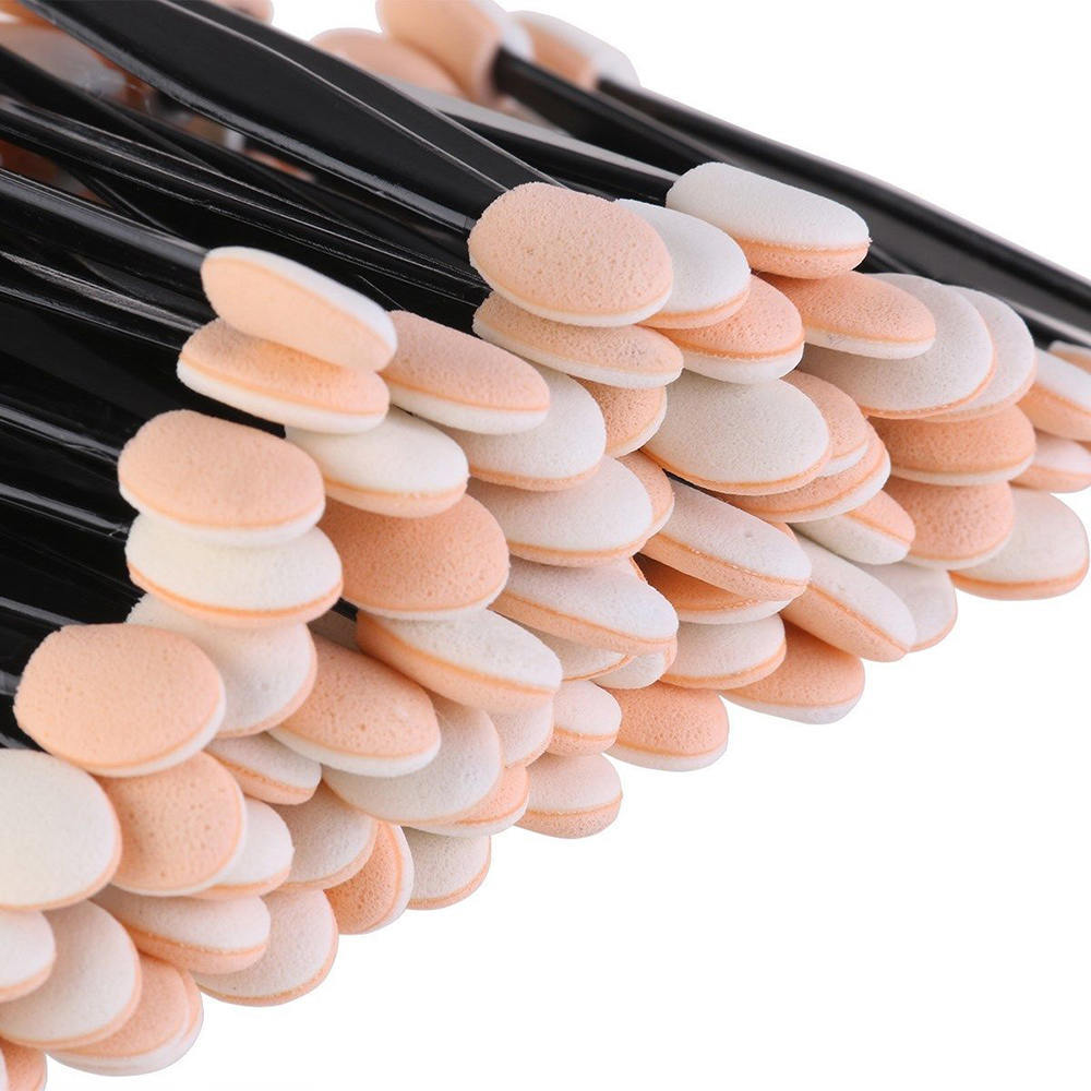 50/100pcs Nail Powder Brushes  - Nail Art Chrome ulasan dan harga
