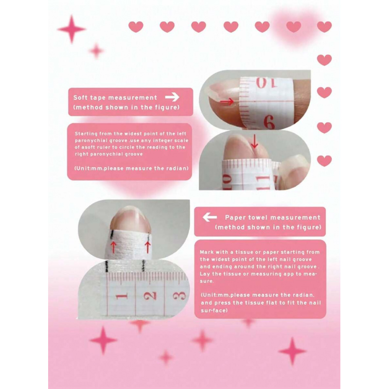 10pcs handmade pink press on n - Nail Art Pink Cat Eye ulasan dan harga