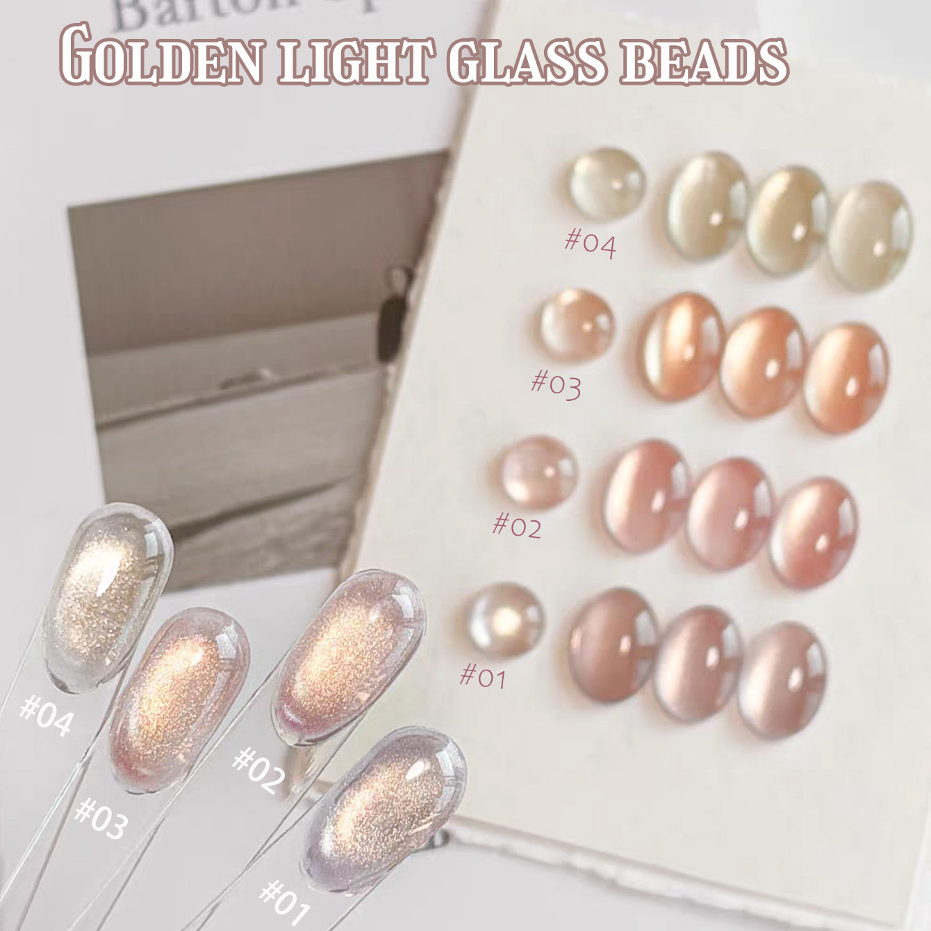 1pcs TC Pink Golden Eye Gel Na - Nail Art Cat Eye Pink ulasan dan harga