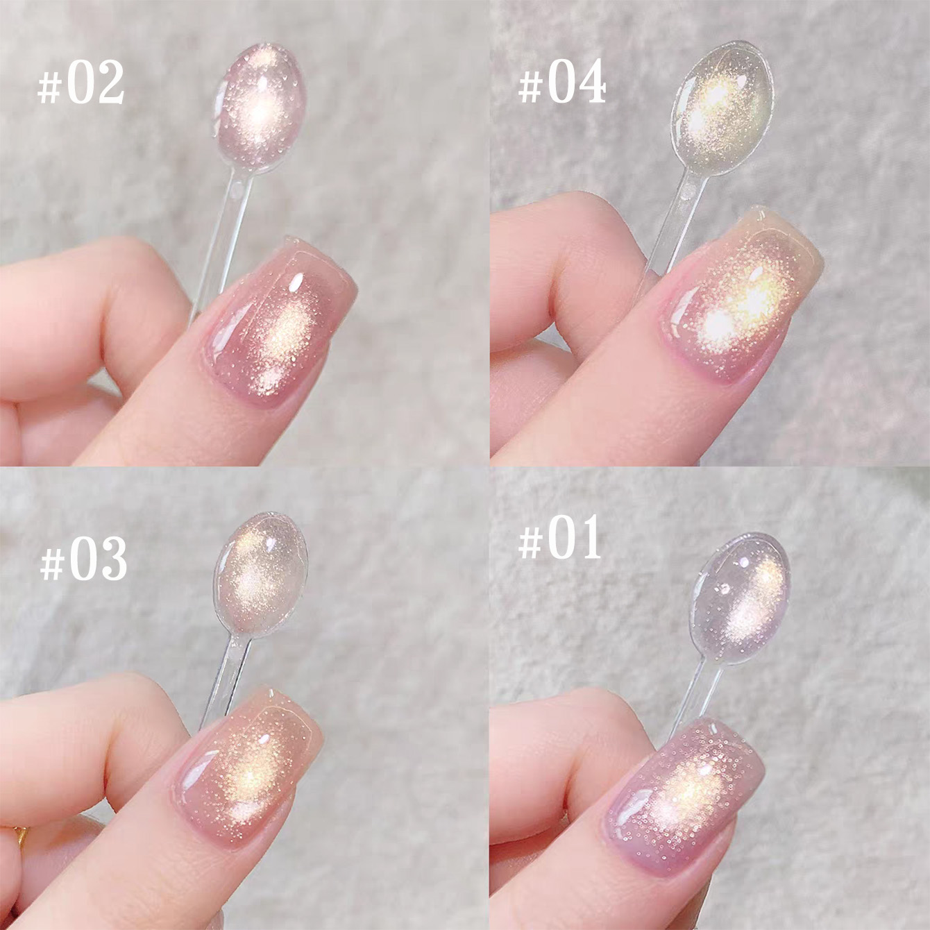 1pcs TC Pink Golden Eye Gel Na - Nail Art Cat Eye Pink ulasan dan harga